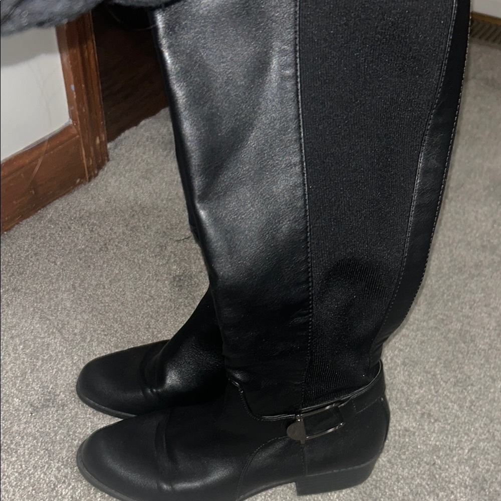 Black Leather Boots